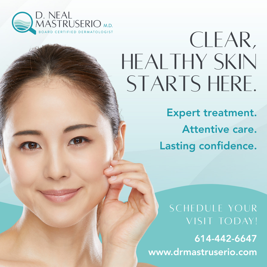 D. Neal Mastruserio, MD, FAAD Dermatologist ad creative