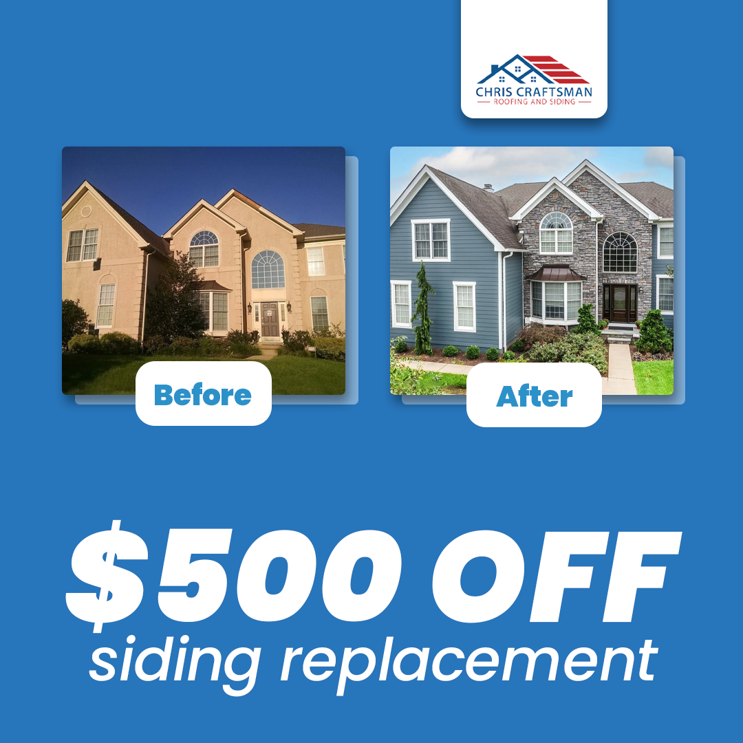 Chris Craftsman Roofing and Siding Roofing ad creative