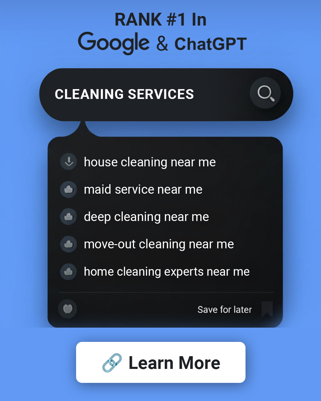 Rank #1 On Maps Digital Marketing Agency ad creative