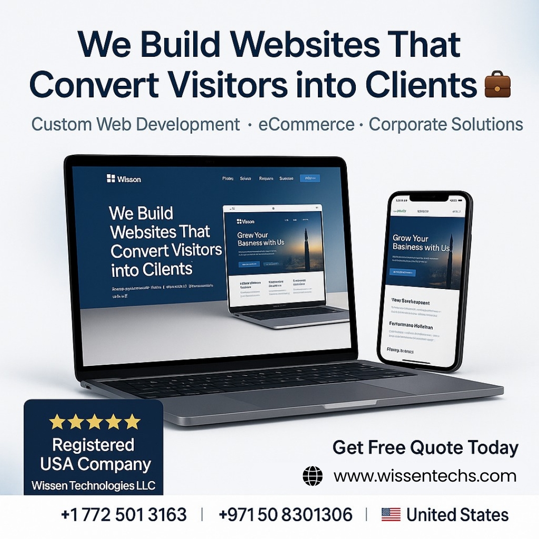 Wissen Technologies Software Dev Services ad creative