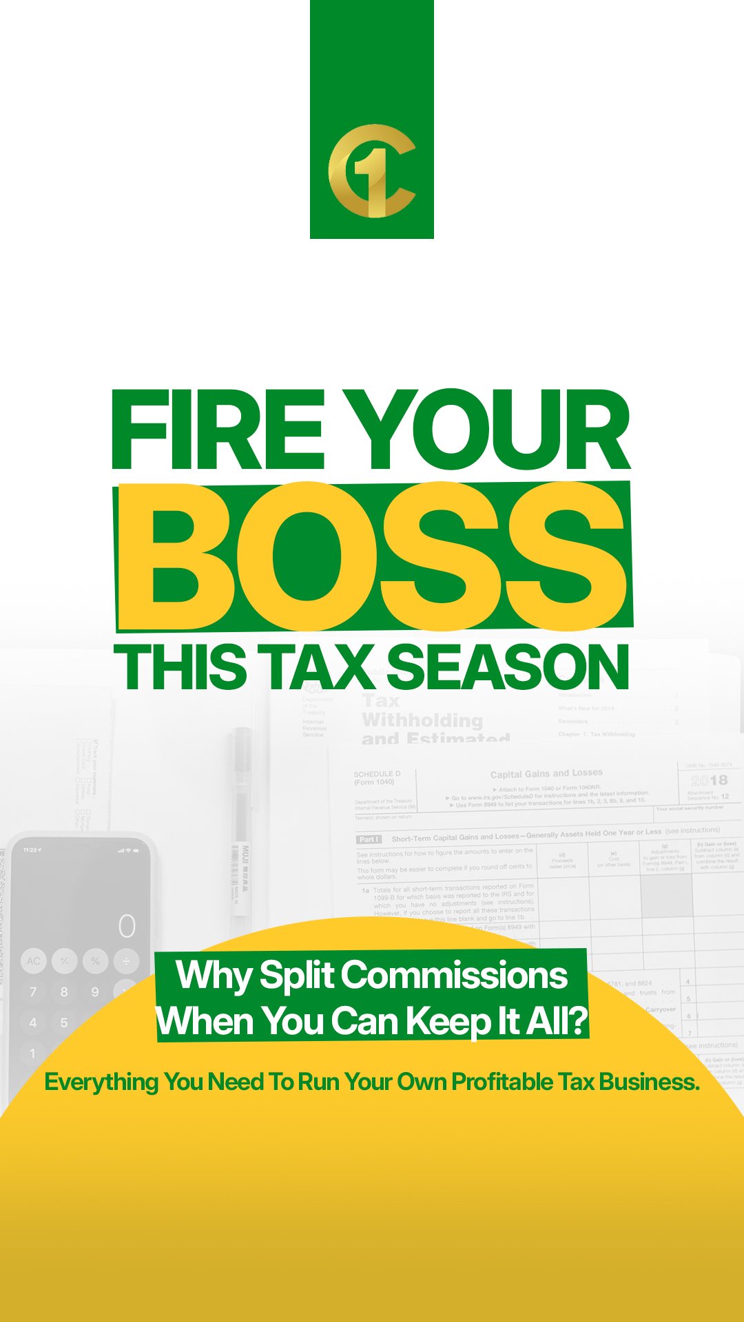 1st Choice Tax and Business Solutions, LLC Online Courses & Coaching ad creative