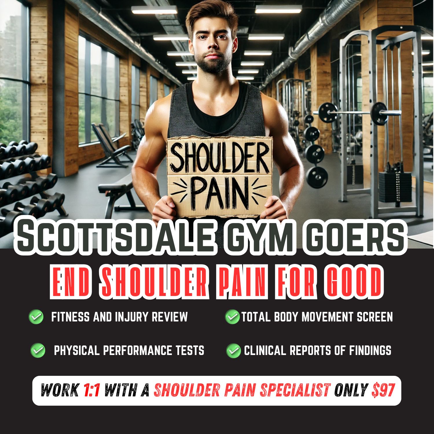 Train Pain-Free: Get Answers for Shoulder Pain ($97 Diagnostic)