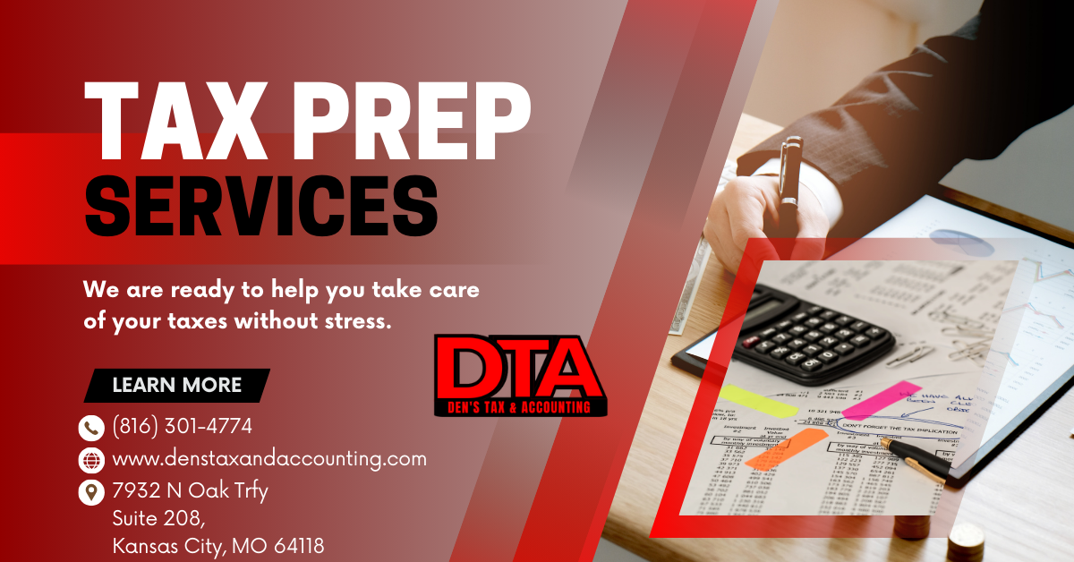 Den’s Tax & Accounting Accountant ad creative