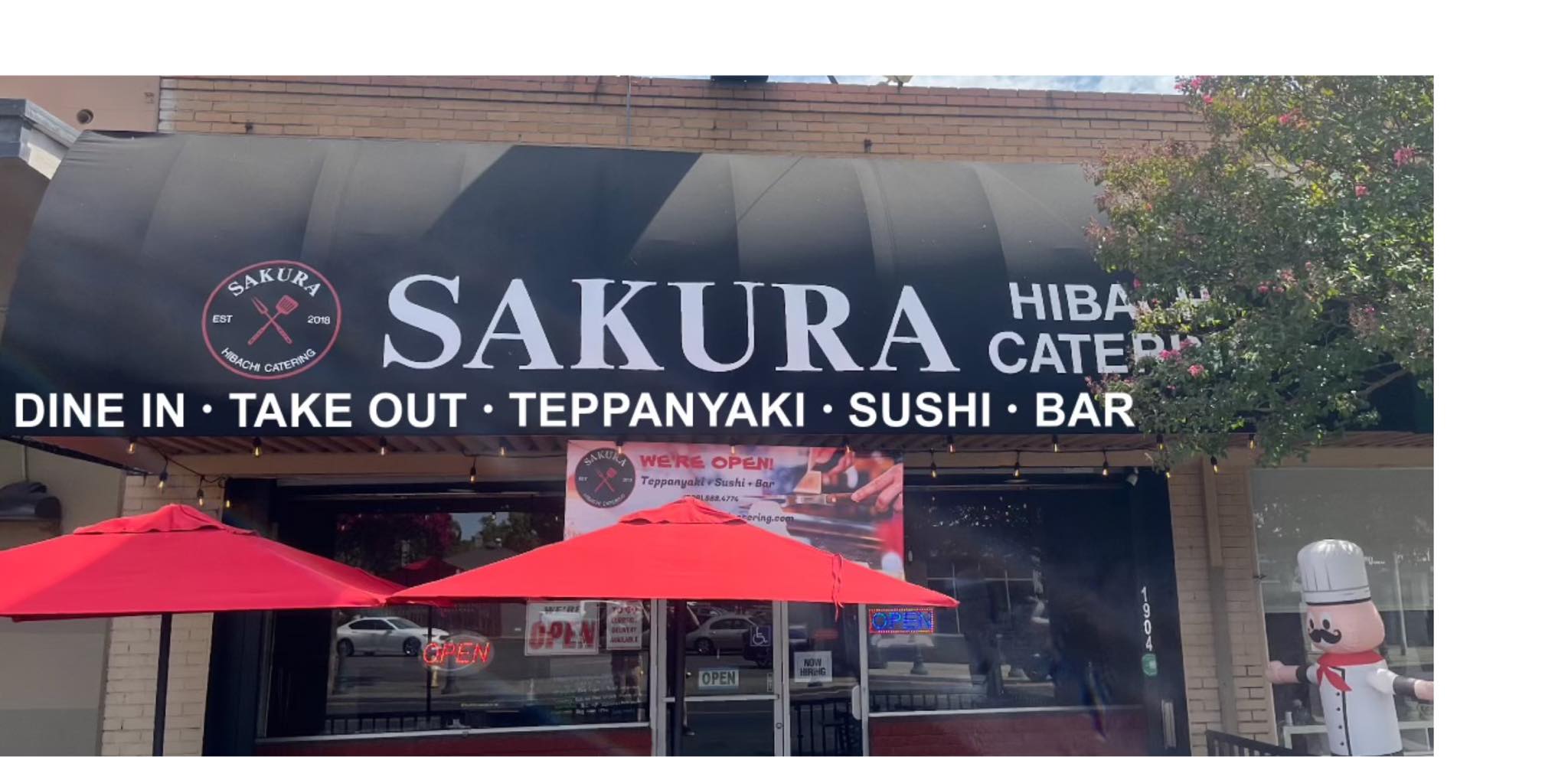 Sakura Hibachi Restaurant & Catering Restaurant ad creative