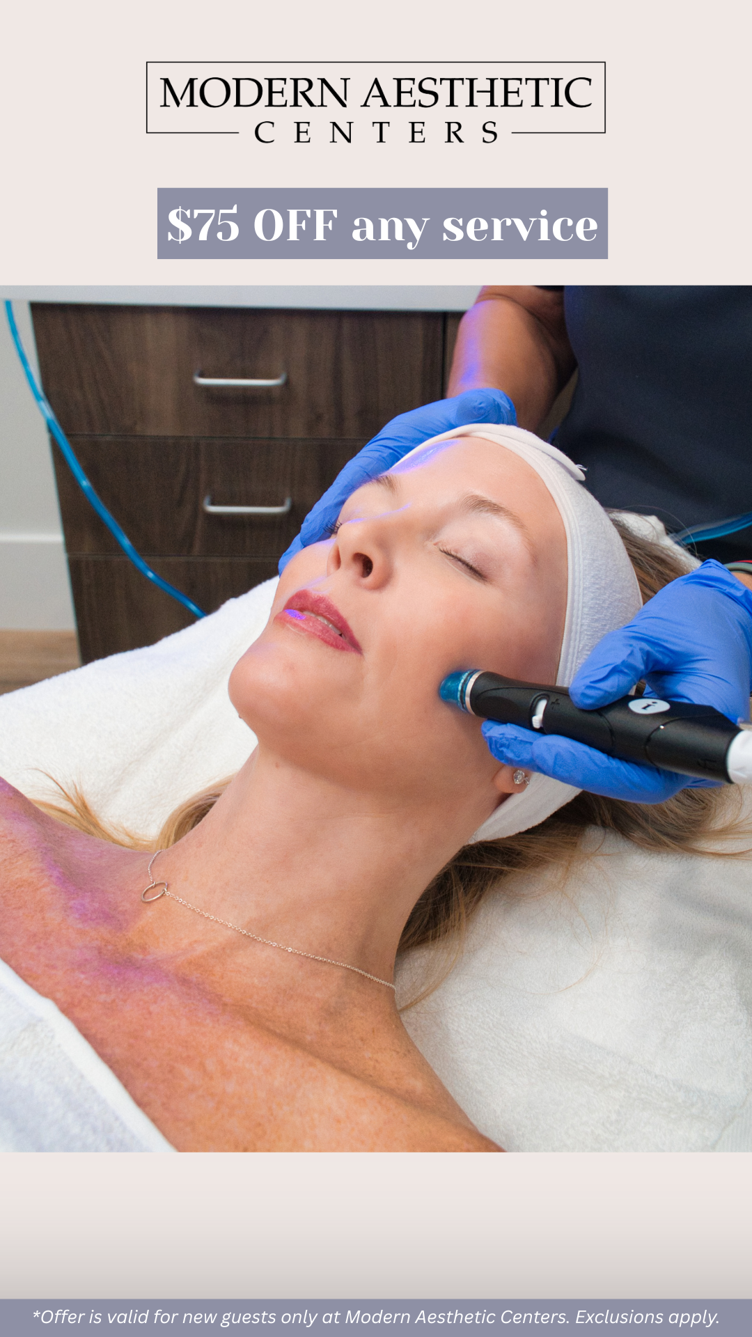 Modern Aesthetic Centers Med Spa ad creative