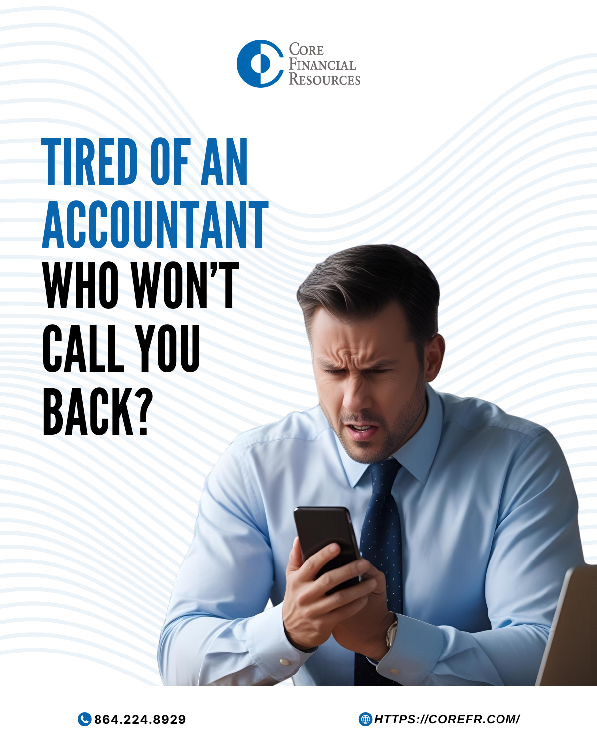 Core Financial Resources Accountant ad creative