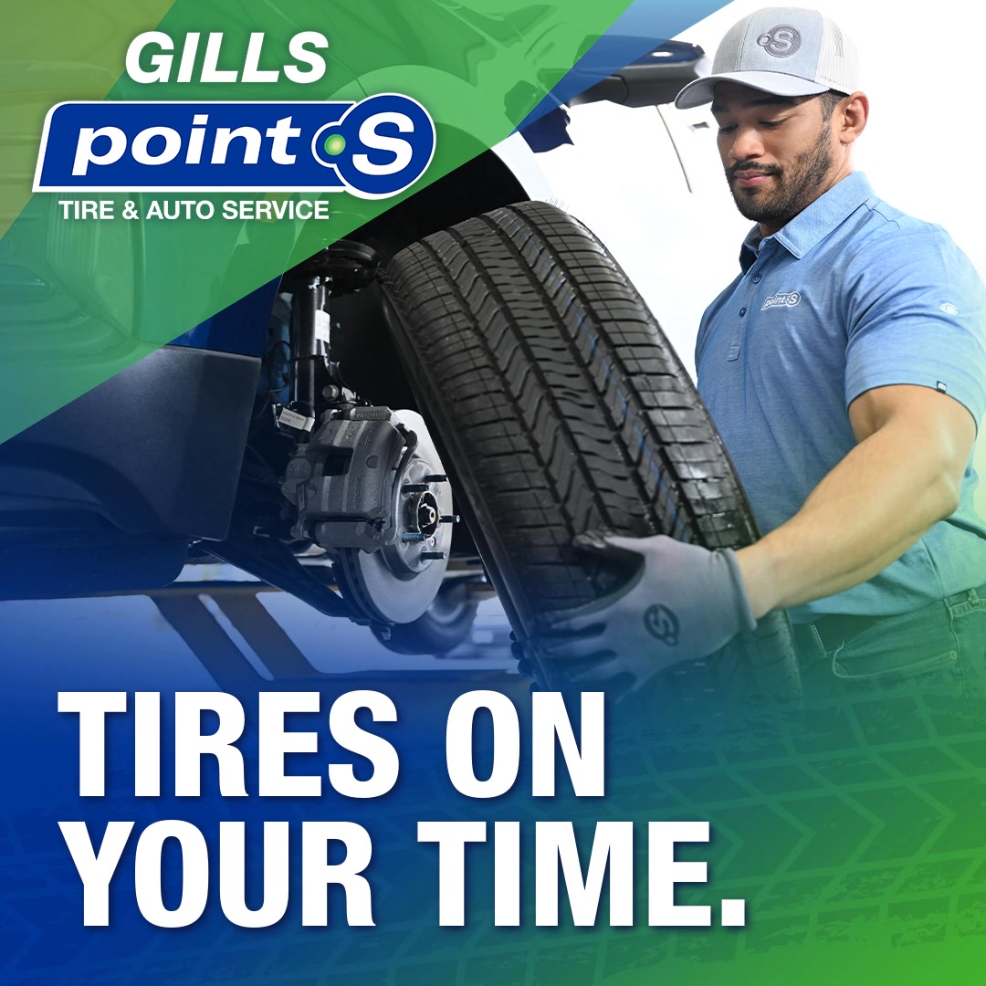 Gills Point S Tire & Auto Tire Shop ad creative