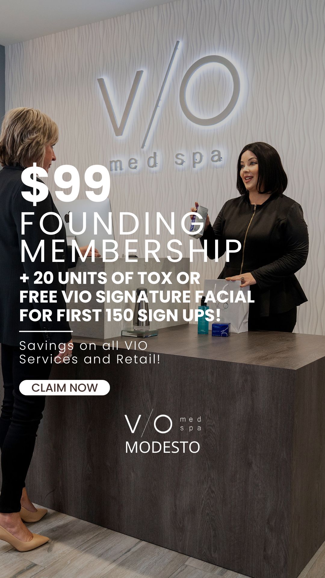VIO Med Spa Modesto Med Spa ad creative
