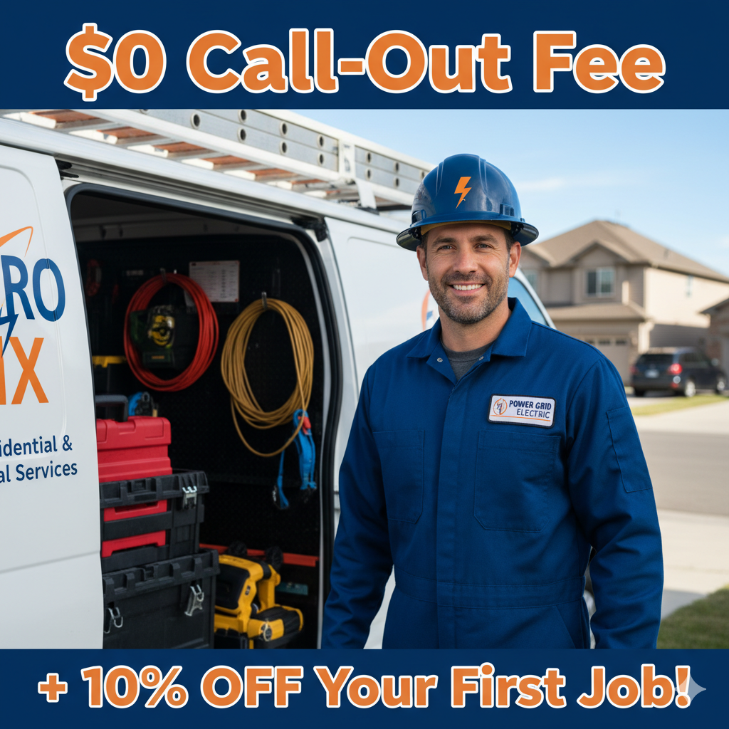 No Call-Out Fee + 10% OFF - Trusted Electricians in Houston Area!