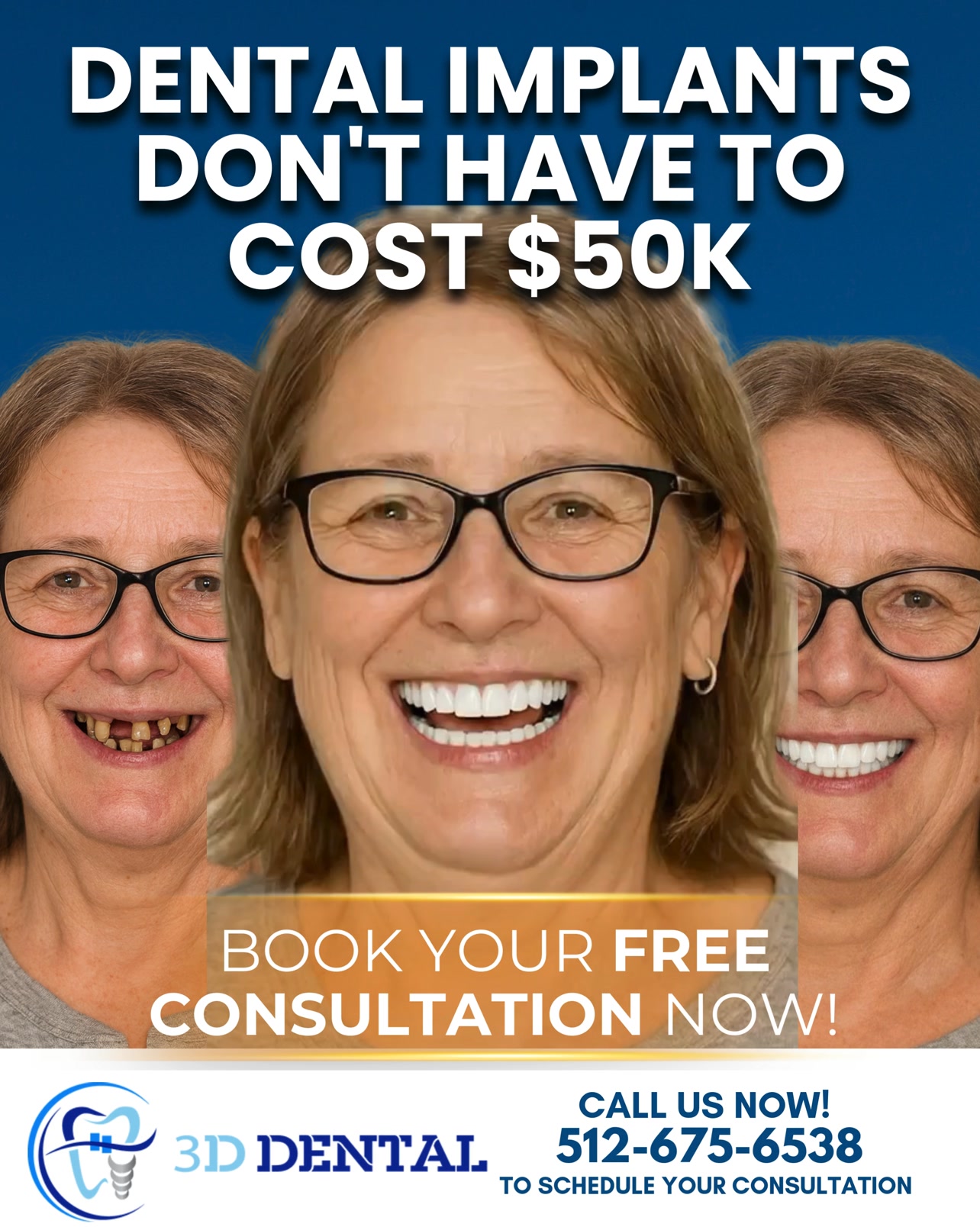 Affordable Dental Implants — Free Consultation