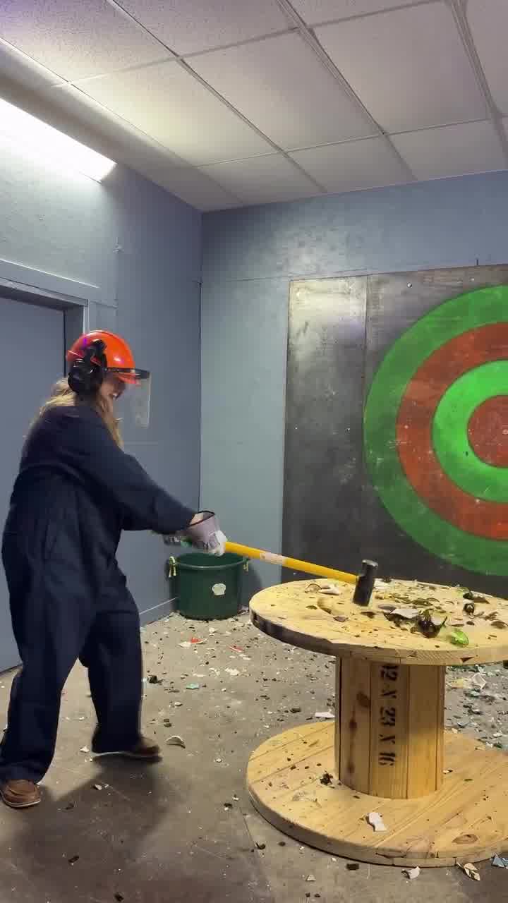 Rage Room Portland Event Venue ad creative