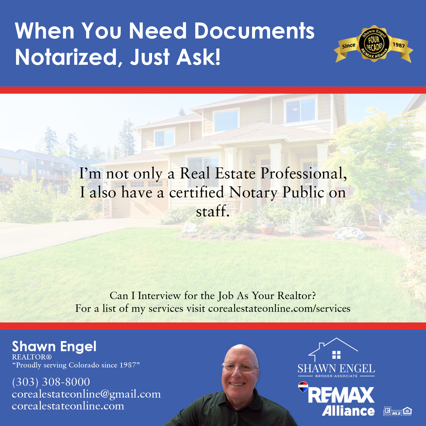 Shawn Engel, Realtor Real Estate Agent ad creative