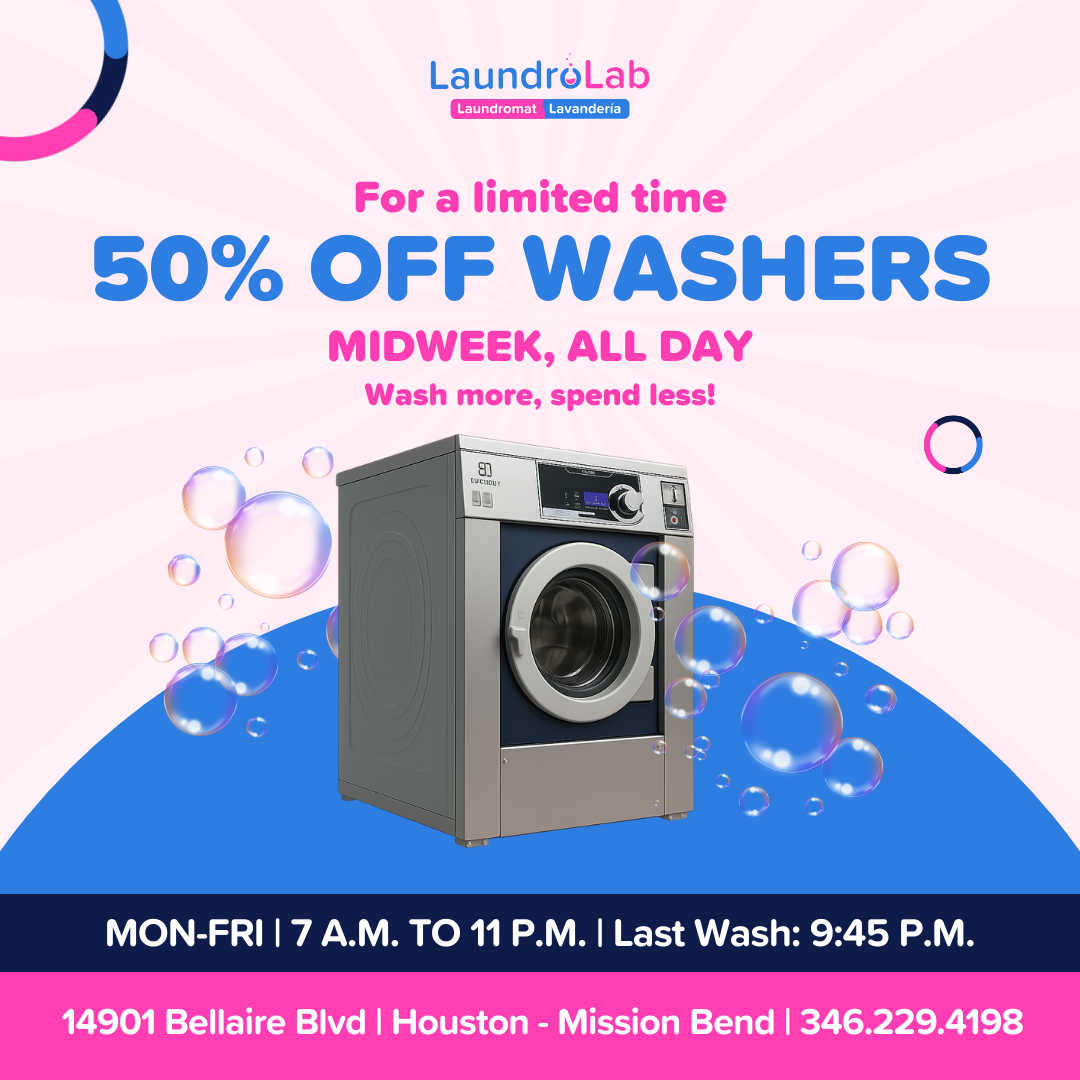 🔥 50% OFF Laundry Every Wednesday – No Hassle, Just Savings!