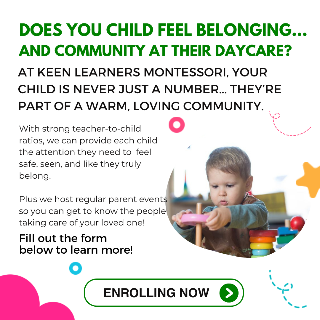 Keen Learners Montessori Preschool ad creative