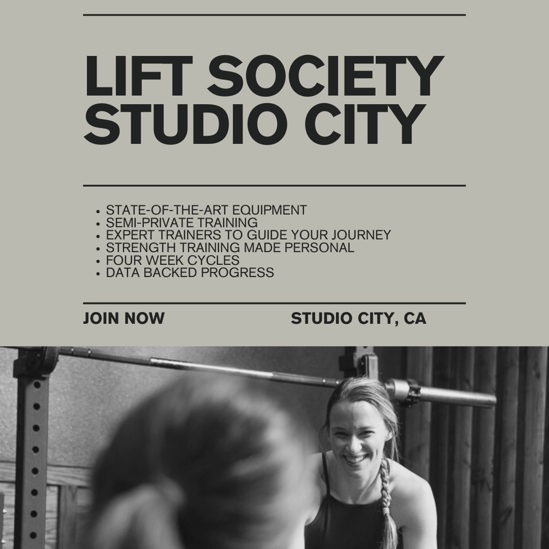 LIFT Society Personal Trainer ad creative