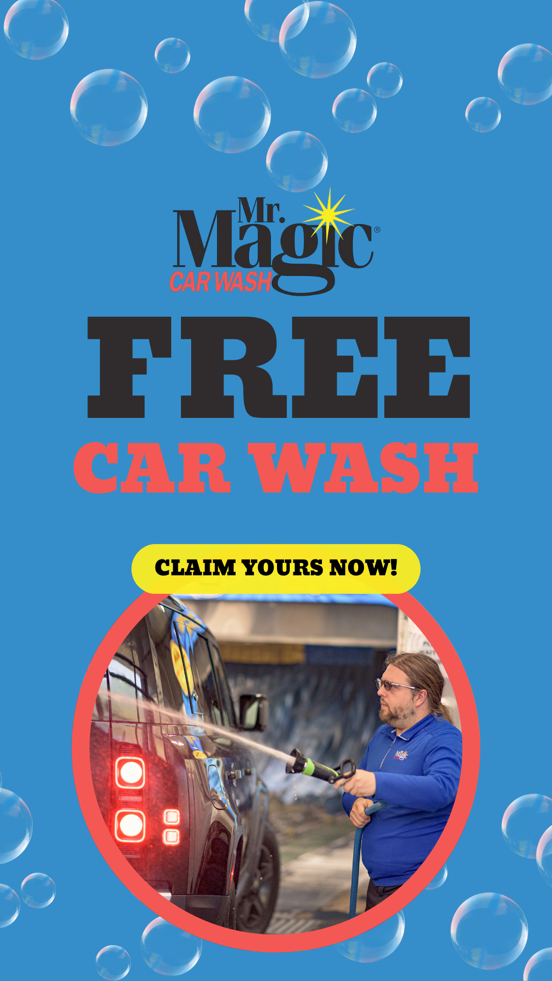 Mr. Magic Car Wash Car Wash ad creative