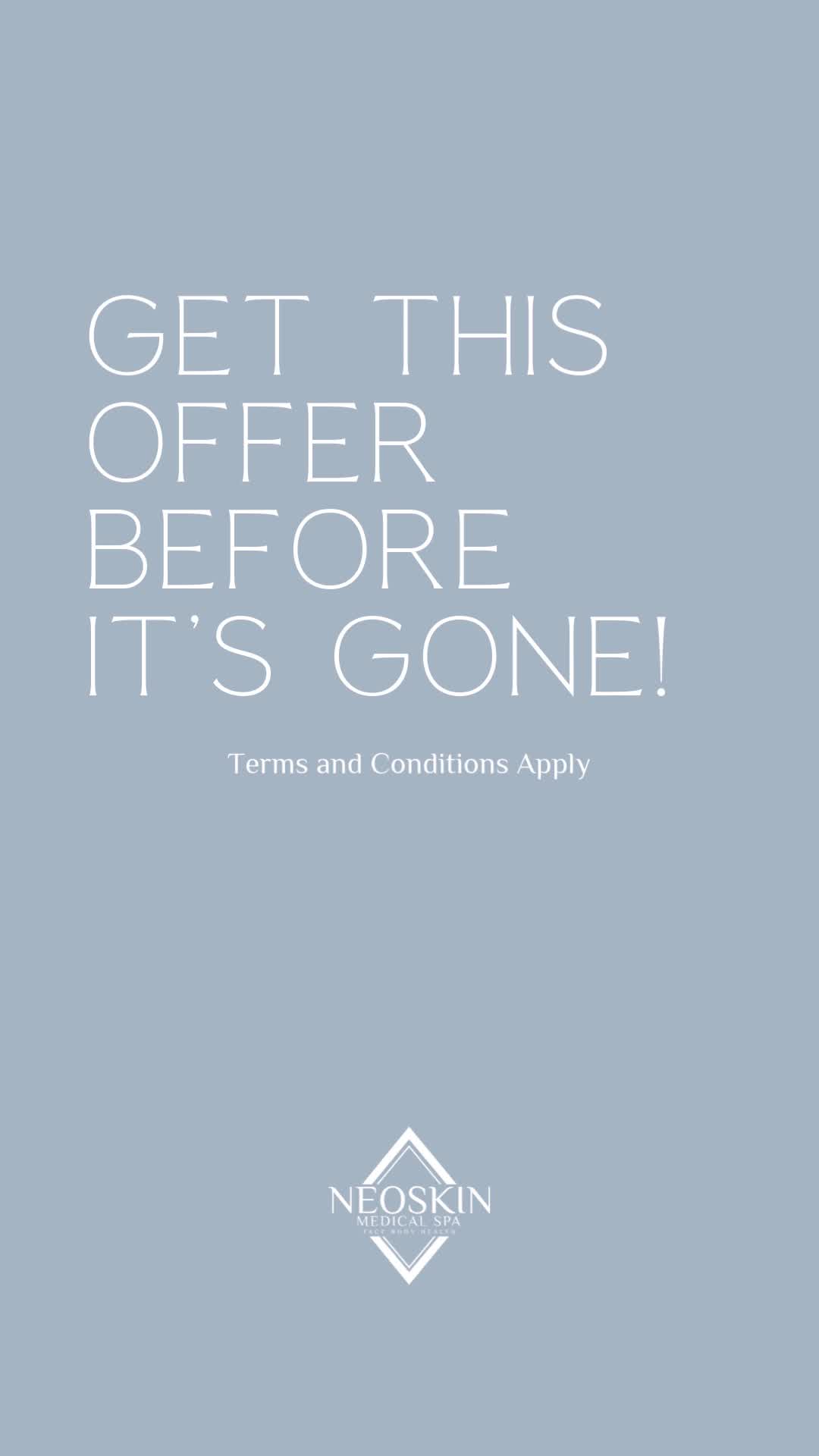 NEOSkin Promos Med Spa ad creative