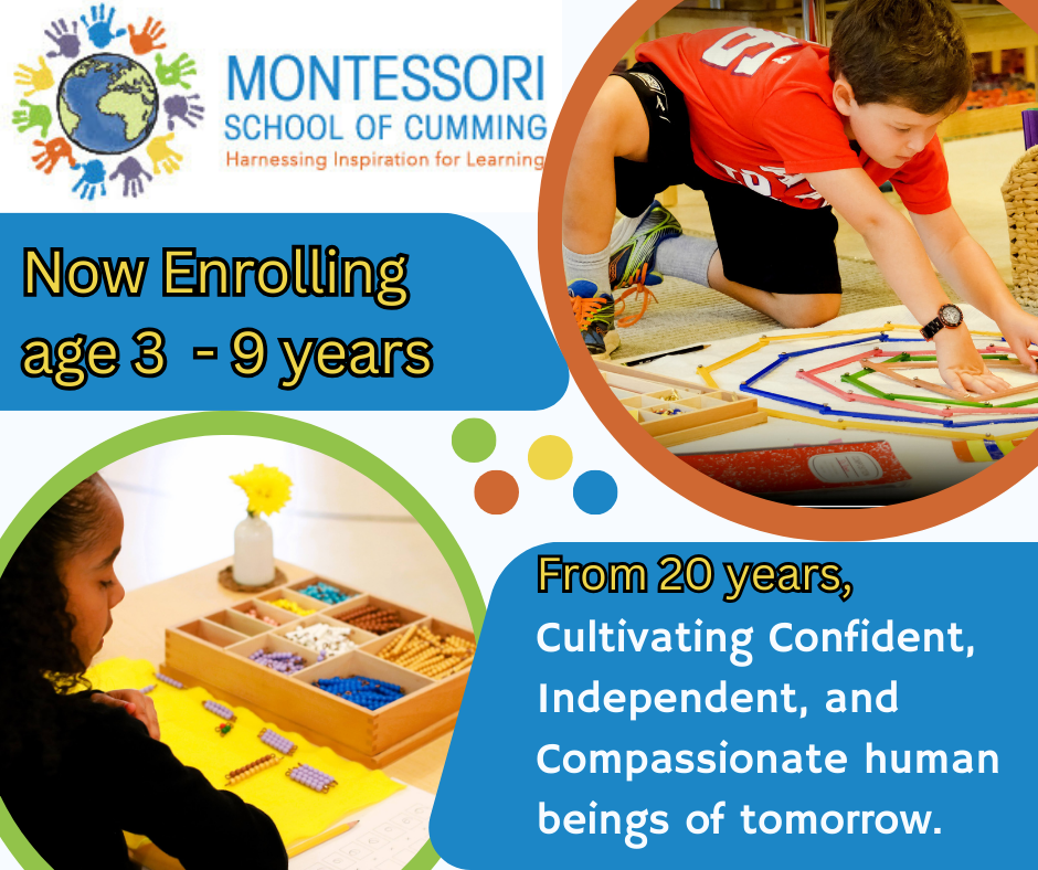 Montessori School Of Cumming Preschool ad creative