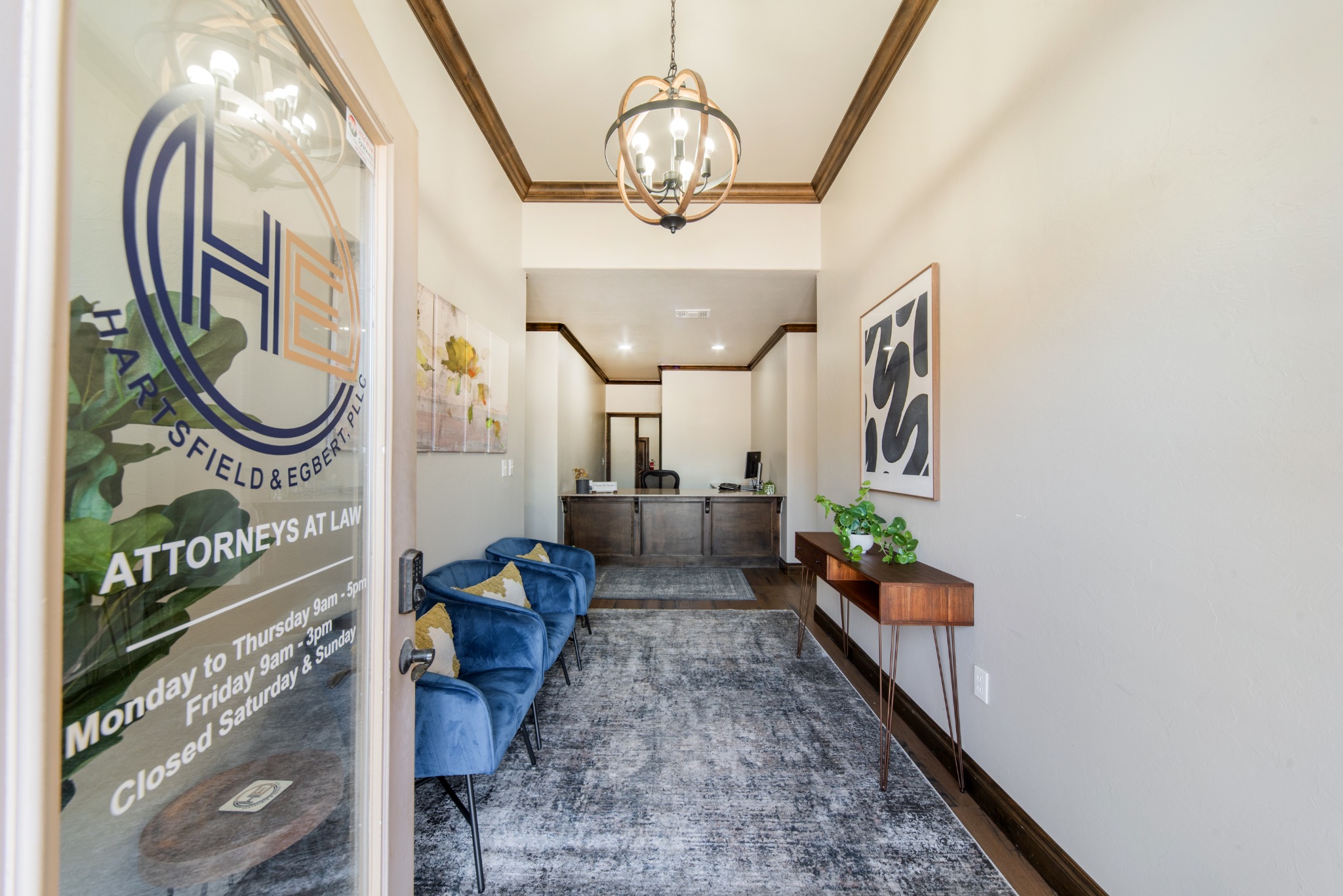 Hartsfield & Egbert, PLLC Business Law ad creative