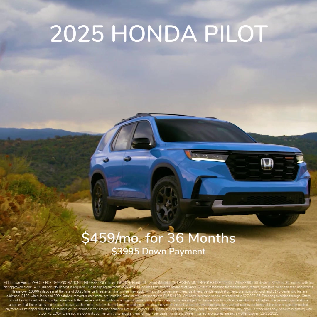Middletown Honda Auto Dealer ad creative