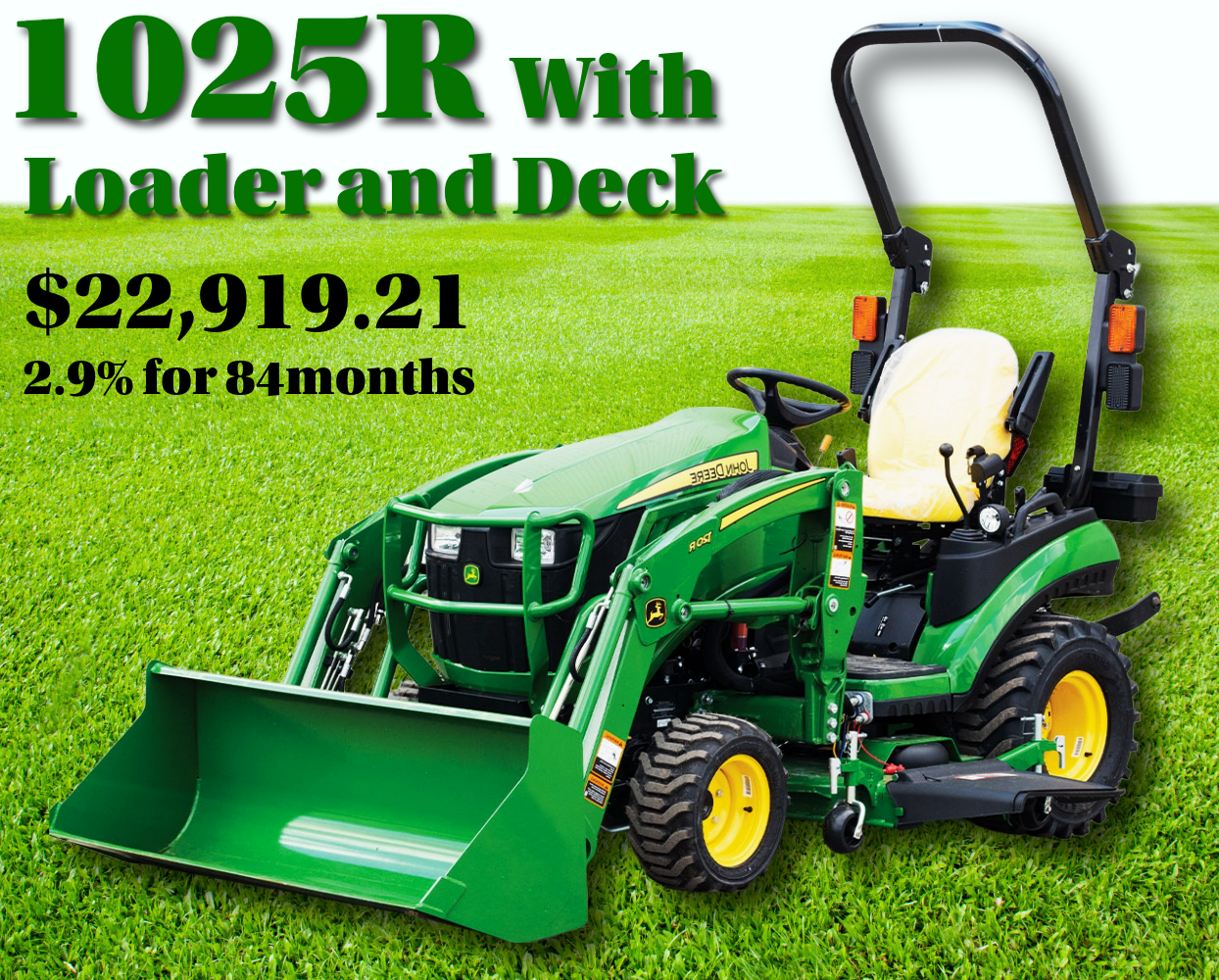 John Deere 1025R Package