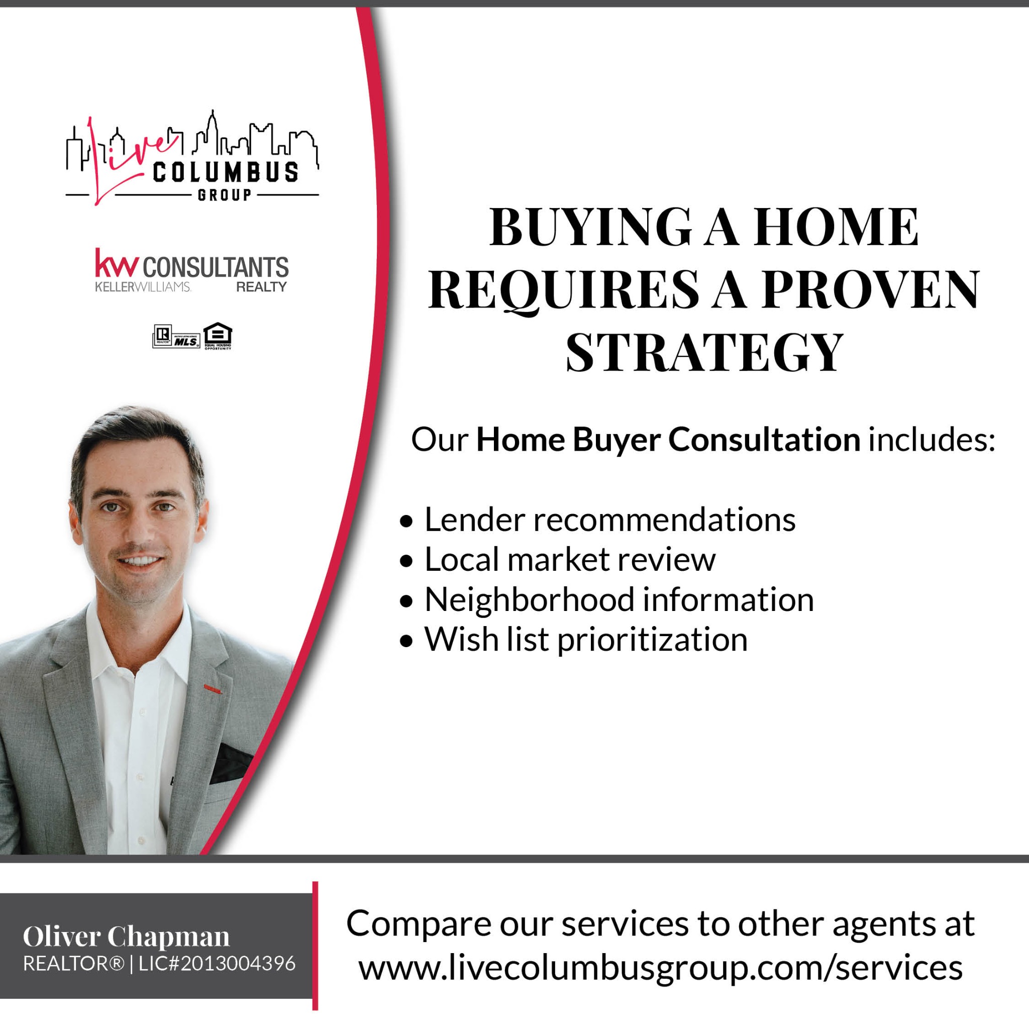 Keller Williams Consultants - Oliver Chapman Real Estate Agent ad creative
