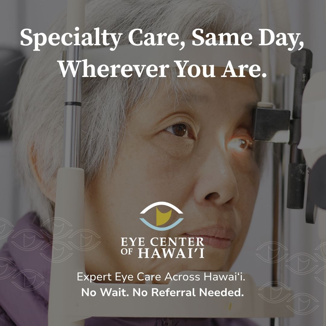 Eye Center of Hawai'i Optometrist ad creative