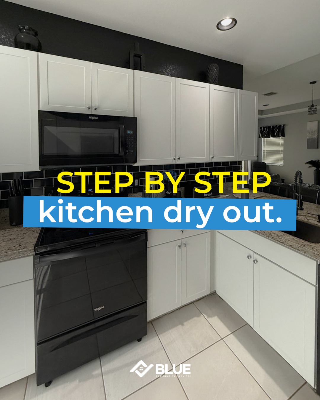 Blue Restoration Services Water Damage Restoration ad creative