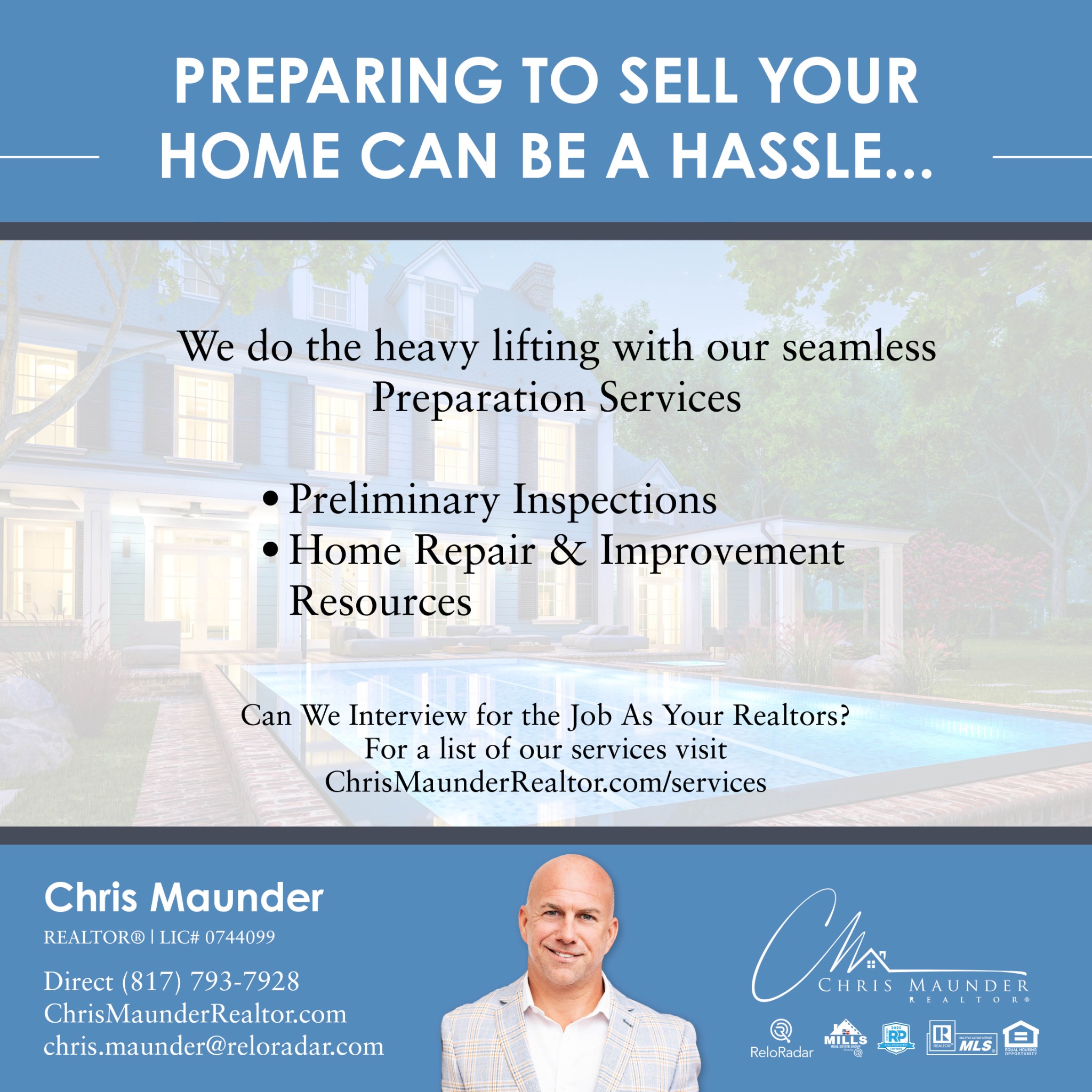 Chris Maunder Realtor Real Estate Agent ad creative