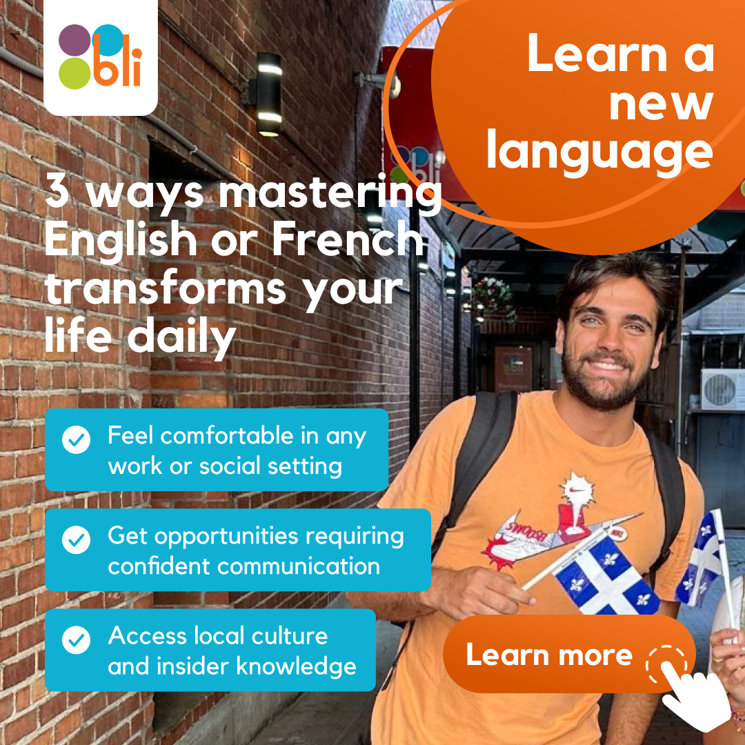 Study English or French in Montreal 🇨🇦