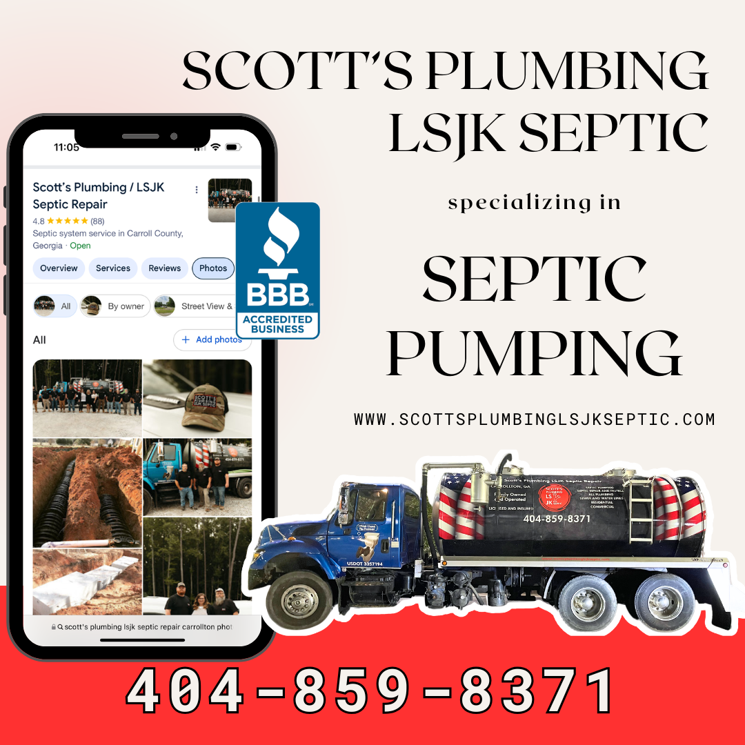 Septic | Scott's Plumbing and LSJK Septic | United States