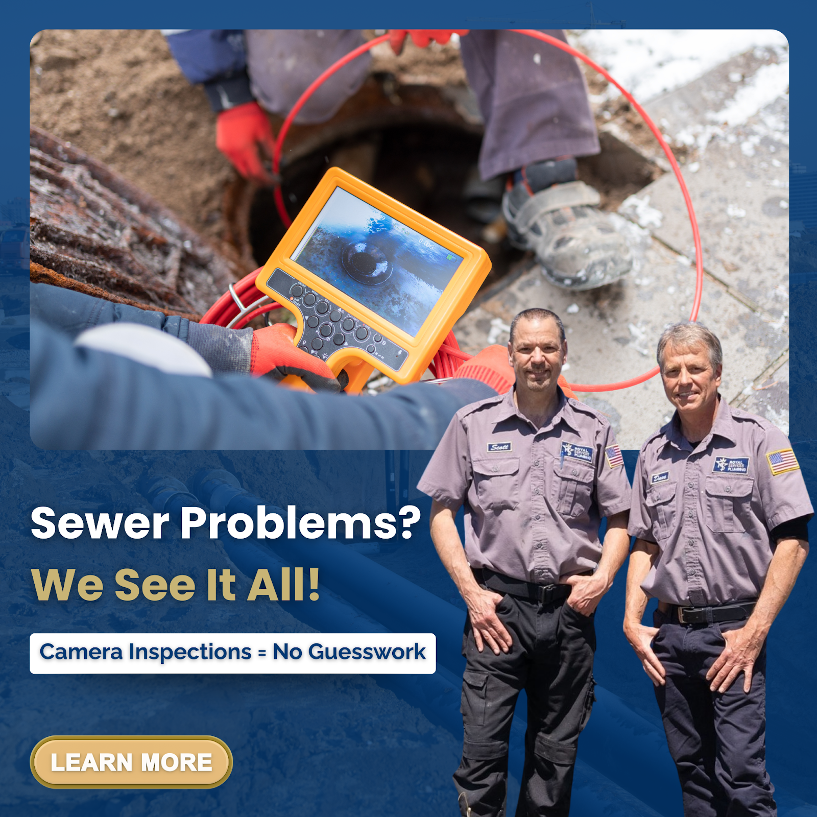 Royal Services Plumbing Plumber ad creative