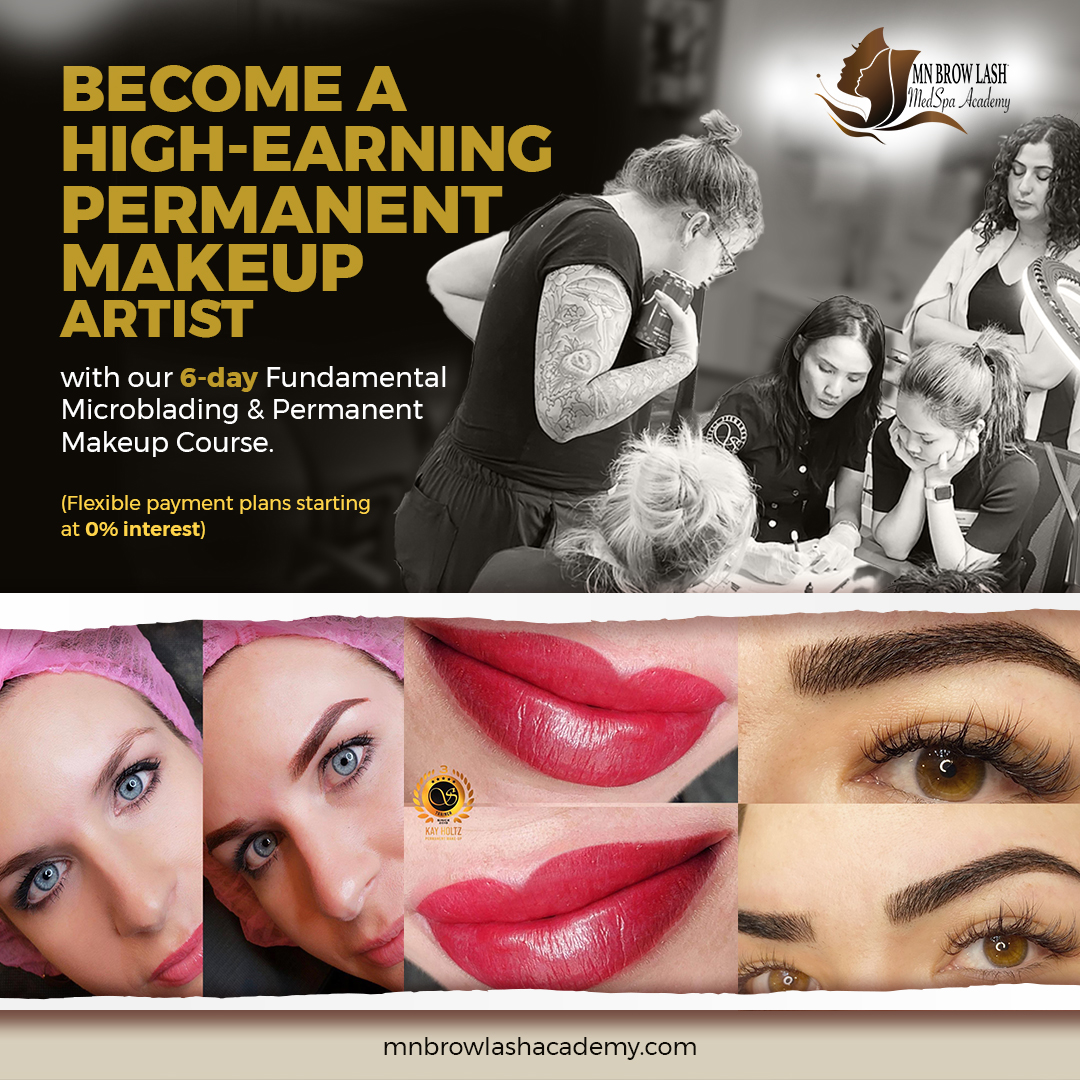 Minnesota Brow Lash & Medspa Academy Eyelash & Brow Studio ad creative