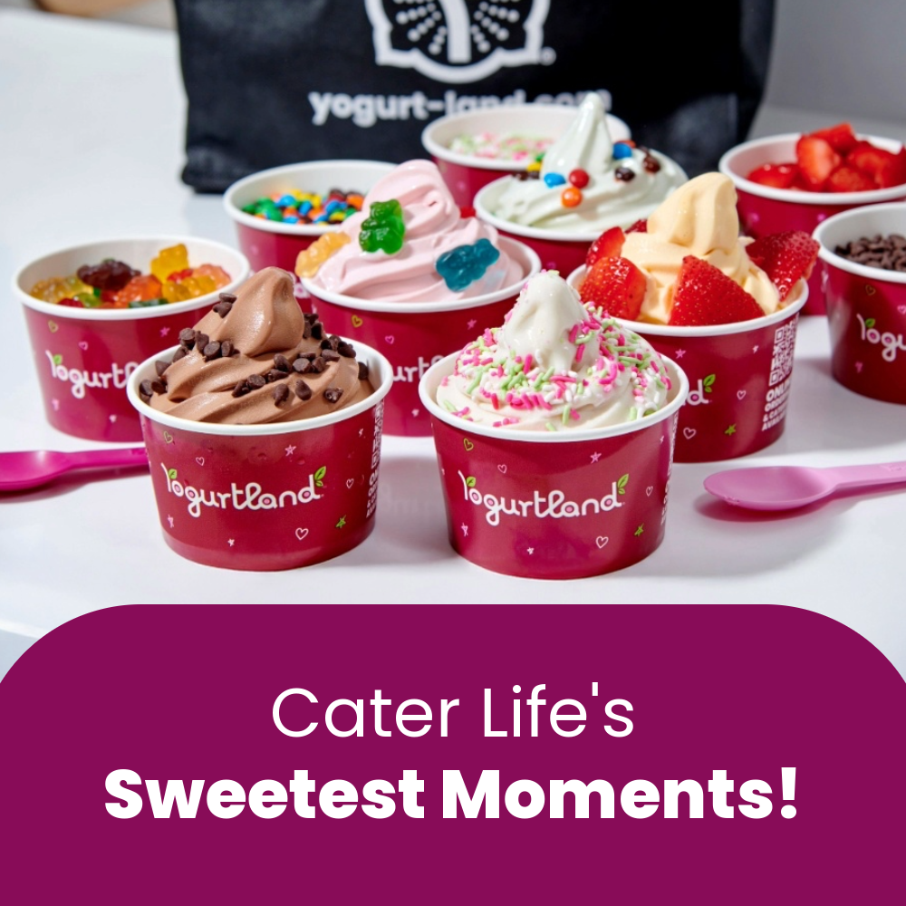 Yogurtland Catering ad creative