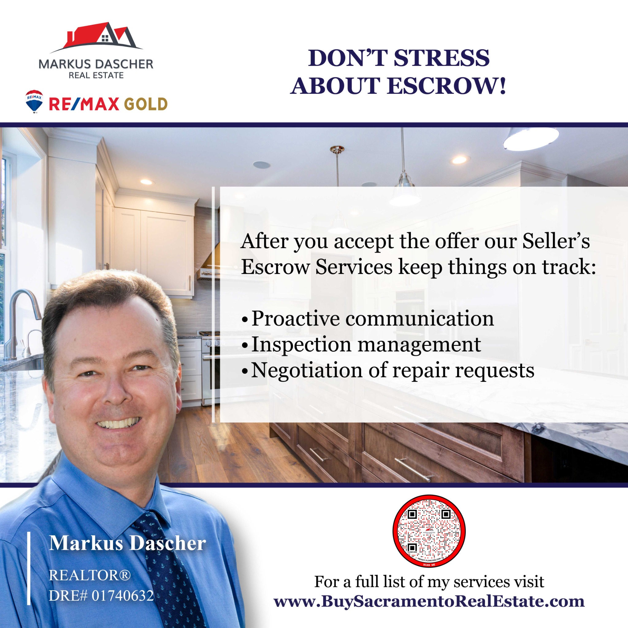 Markus Dascher, Realtor RE/MAX Gold Real Estate Agent ad creative