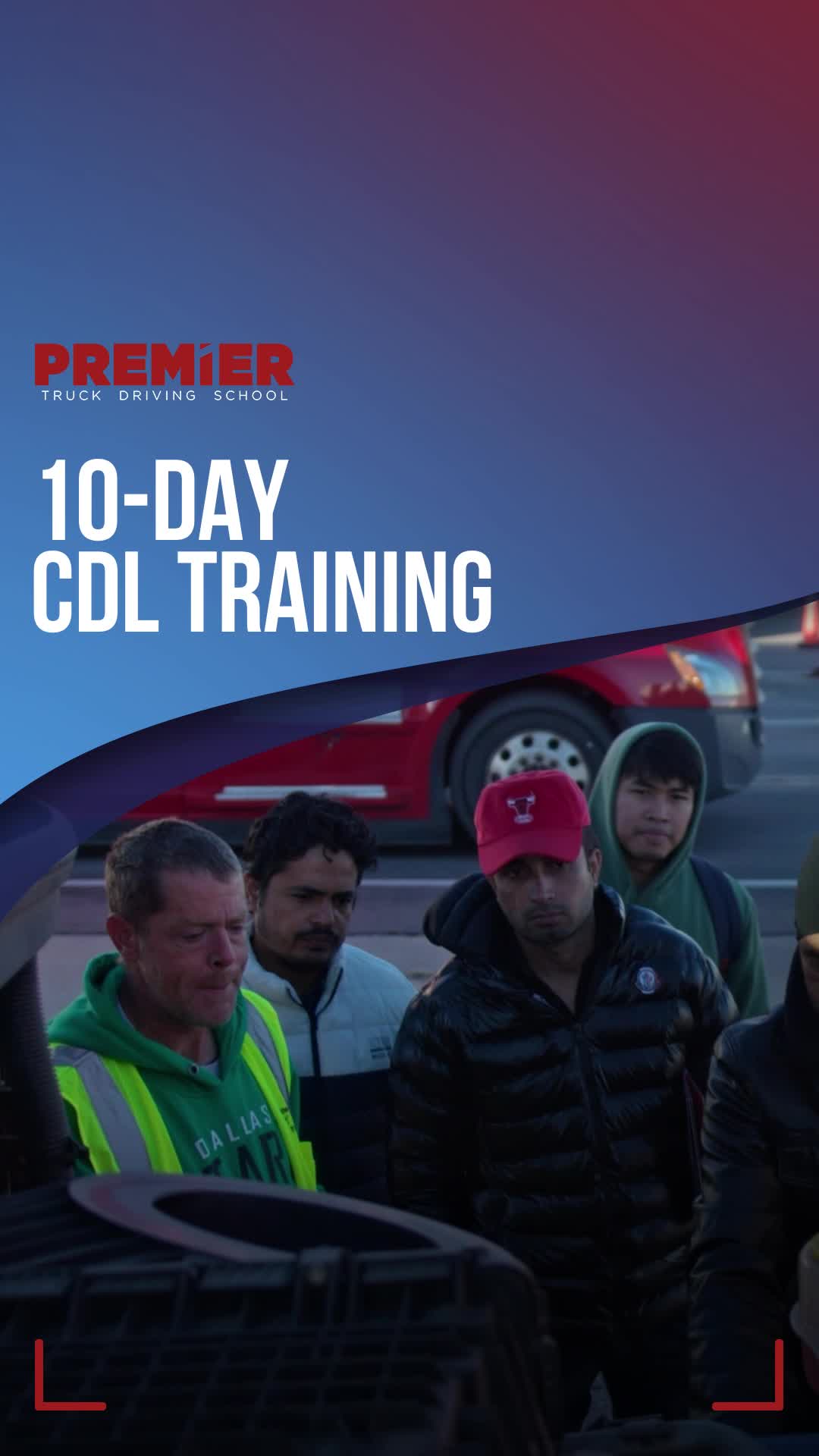 Premier Truck Driving School Driving School ad creative