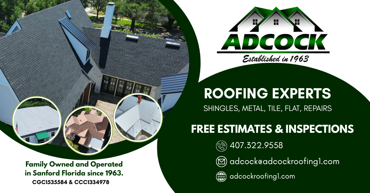 Adcock Roofing Roofing ad creative