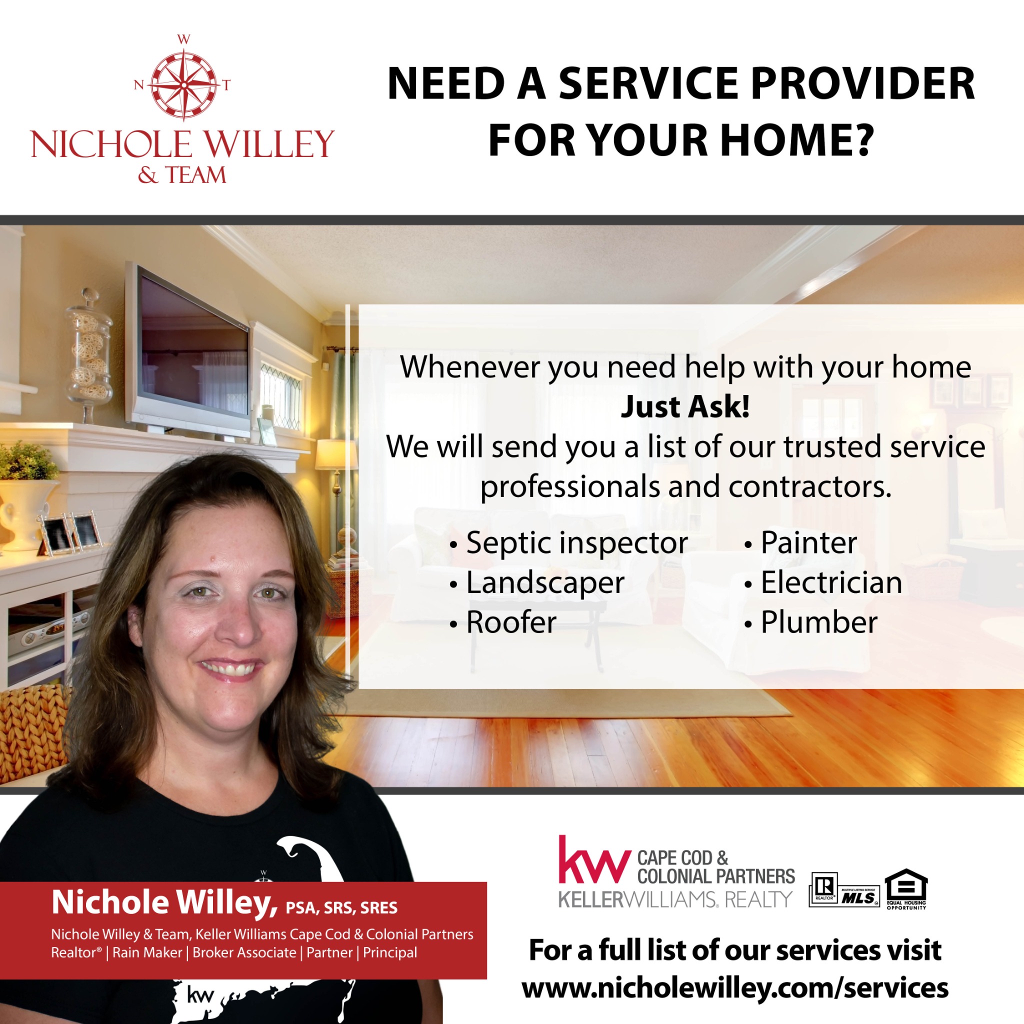 Nichole Willey & Team Real Estate Agent ad creative