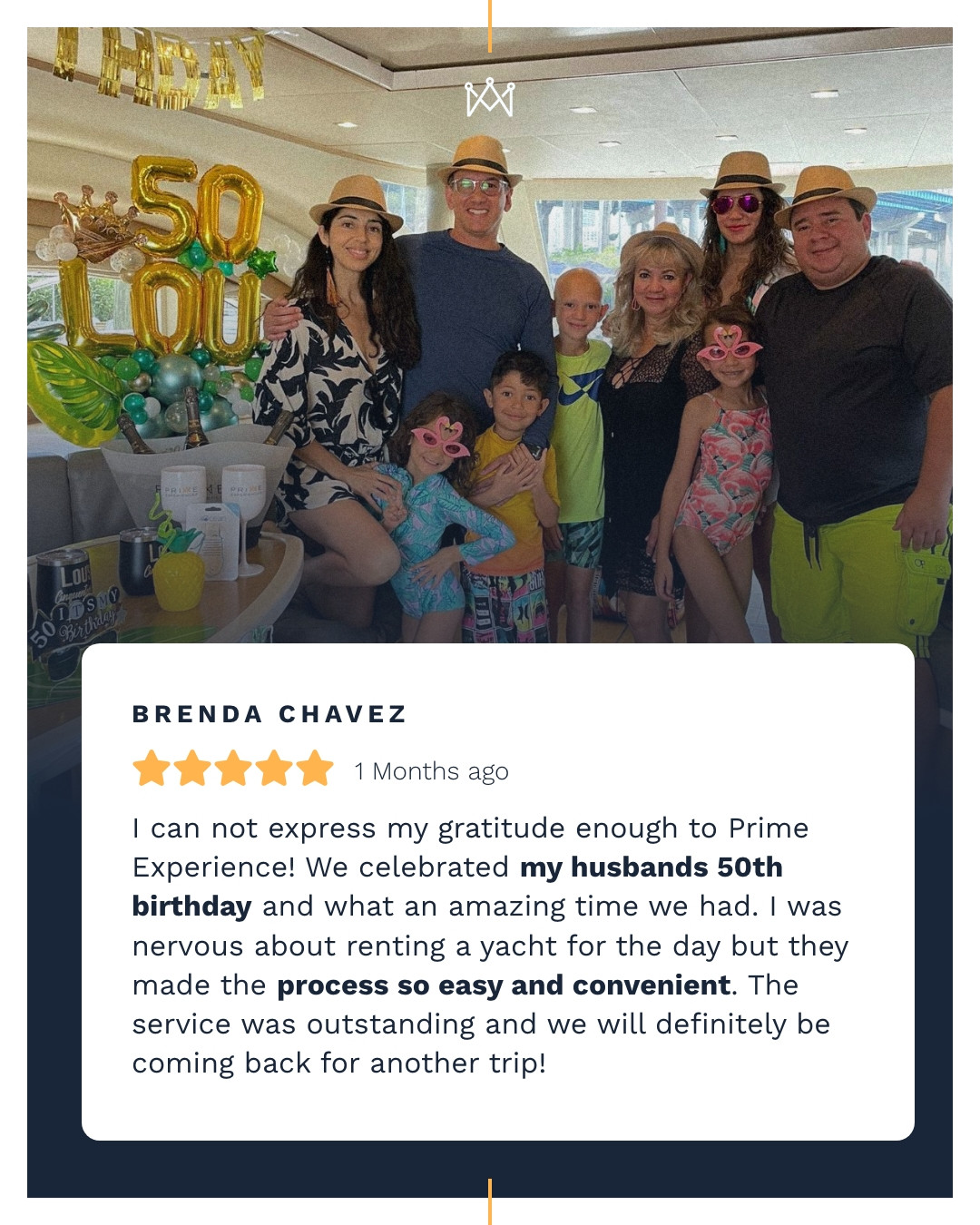 Prime Experiences Event Venue ad creative