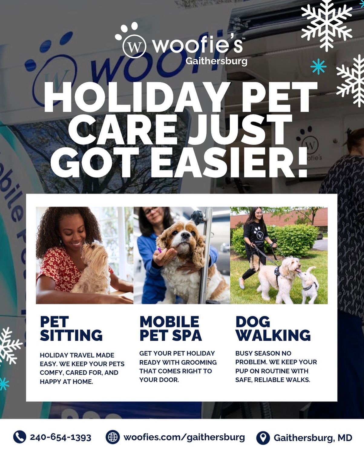 Pet Care Services in Gaithersburg, MD | Woofie's