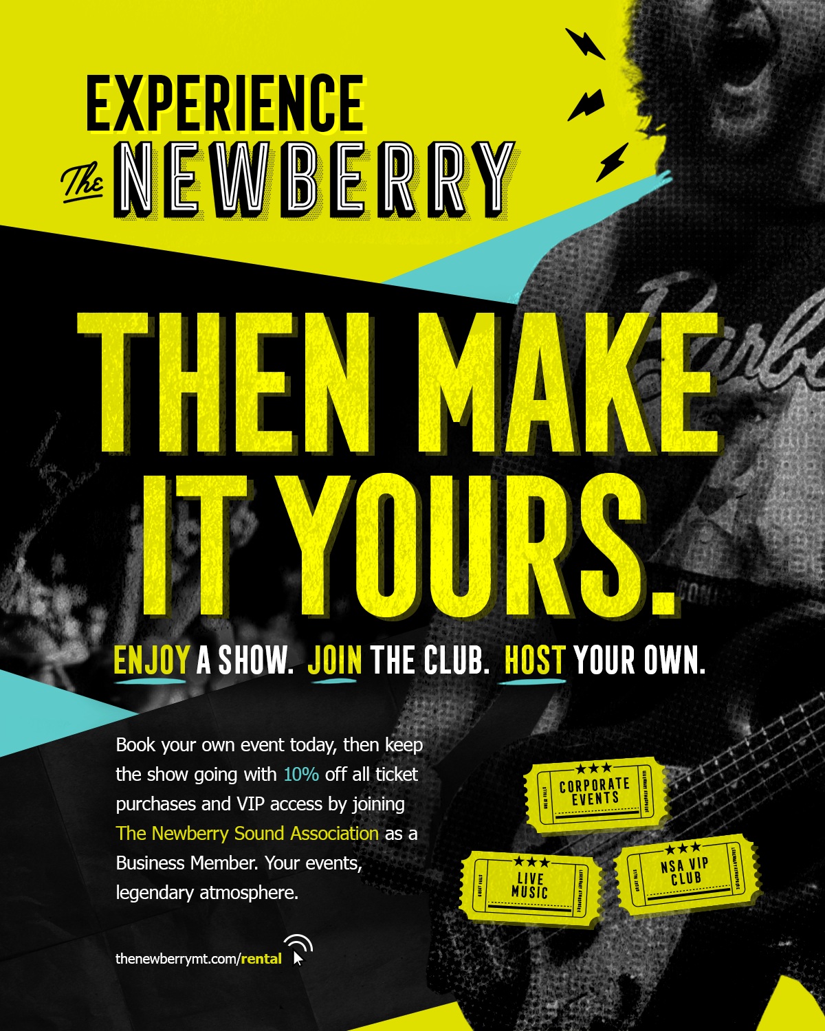 The Newberry Event Venue ad creative