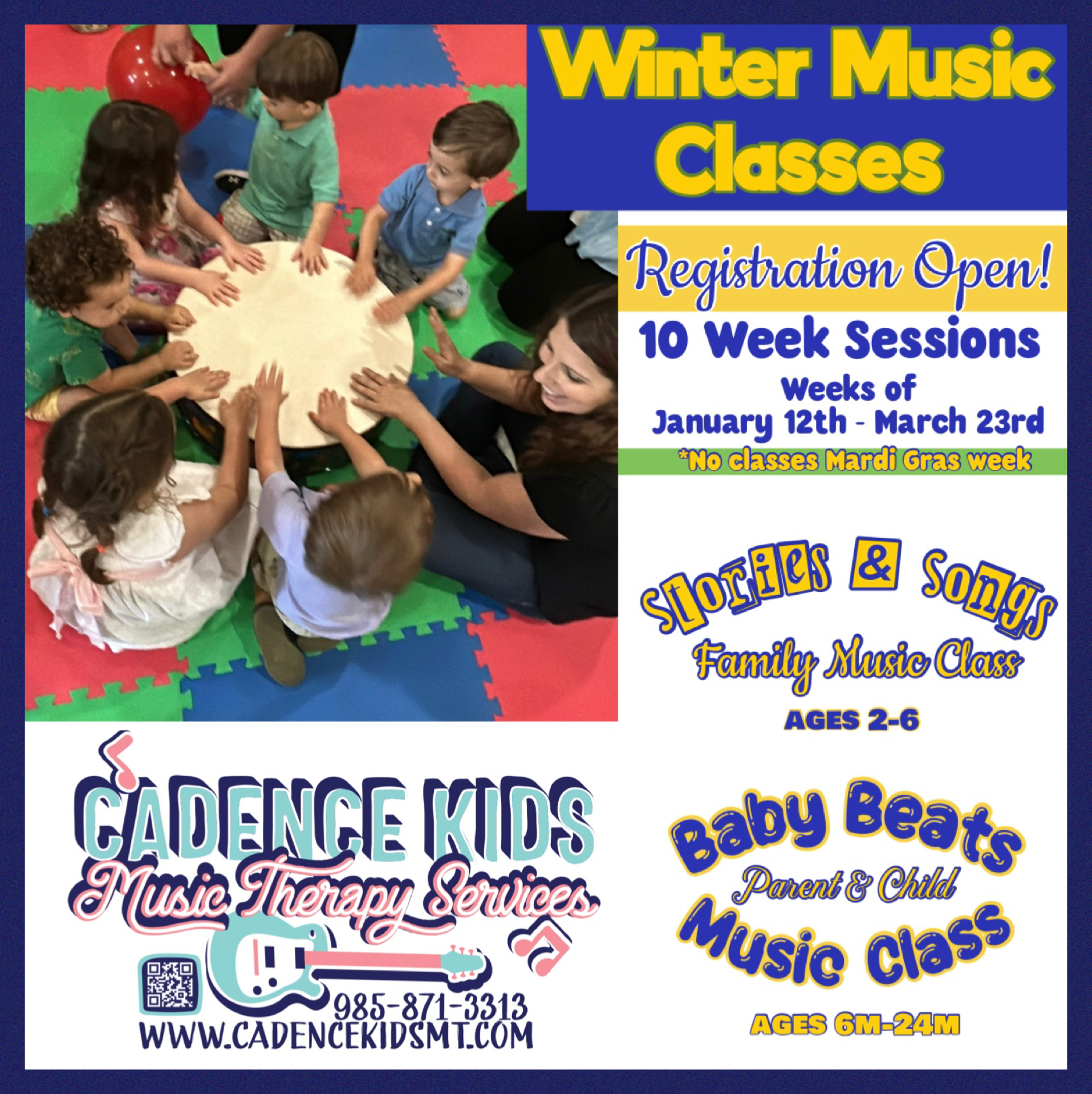 Cadence Kids Music Therapy