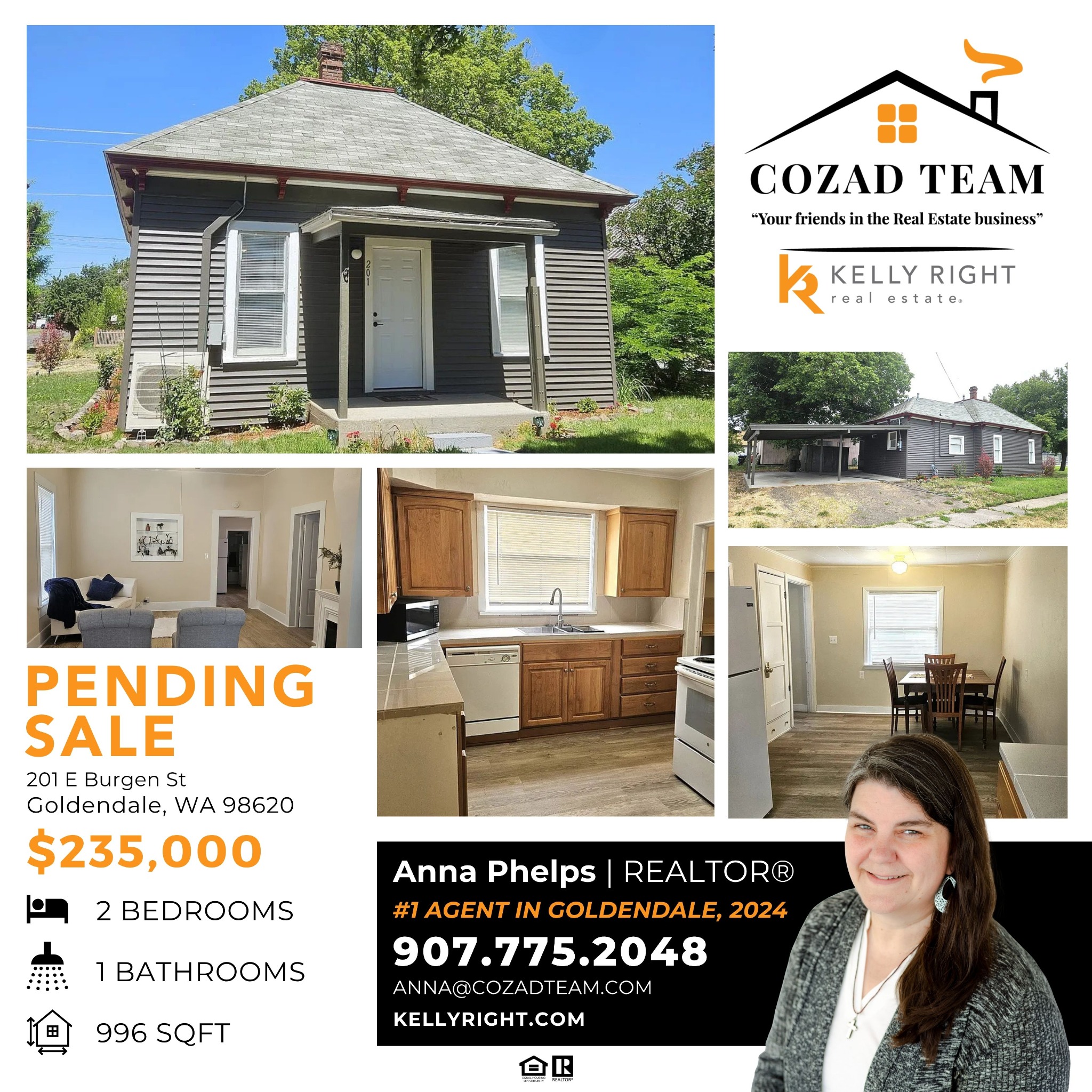 Anna Phelps, Realtor Real Estate Agent ad creative