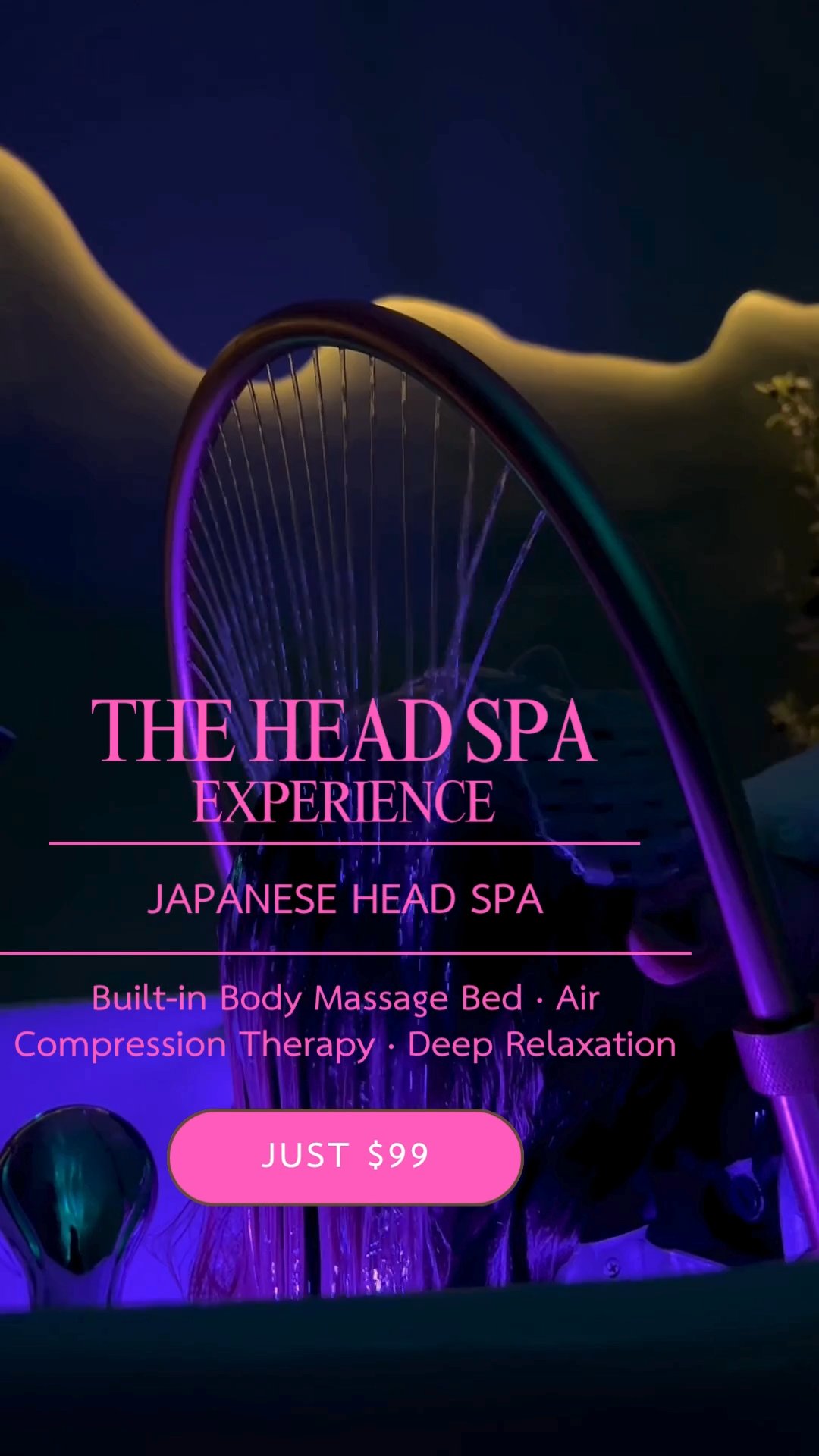 $99 Japanese Head Spa - Reset Your Stress, Sleep & Scalp 🌸