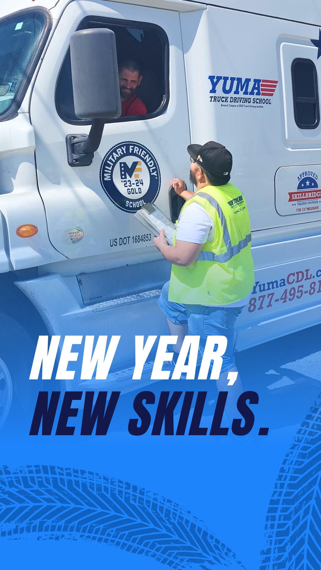 Yuma Truck Driving School Driving School ad creative