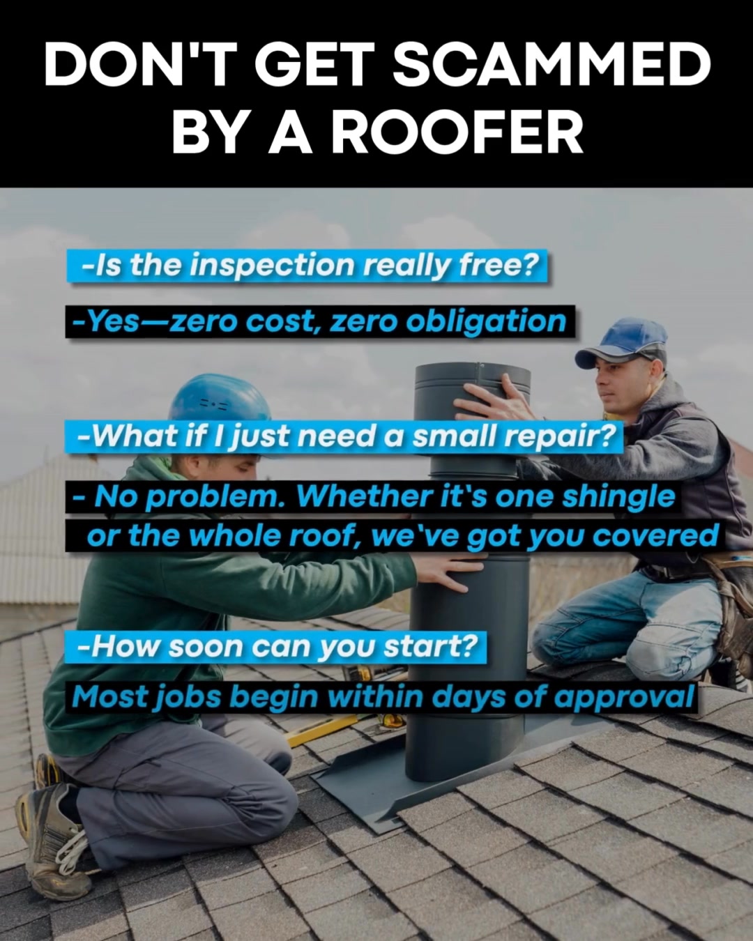 Wifey Approved Roofers Roofing ad creative
