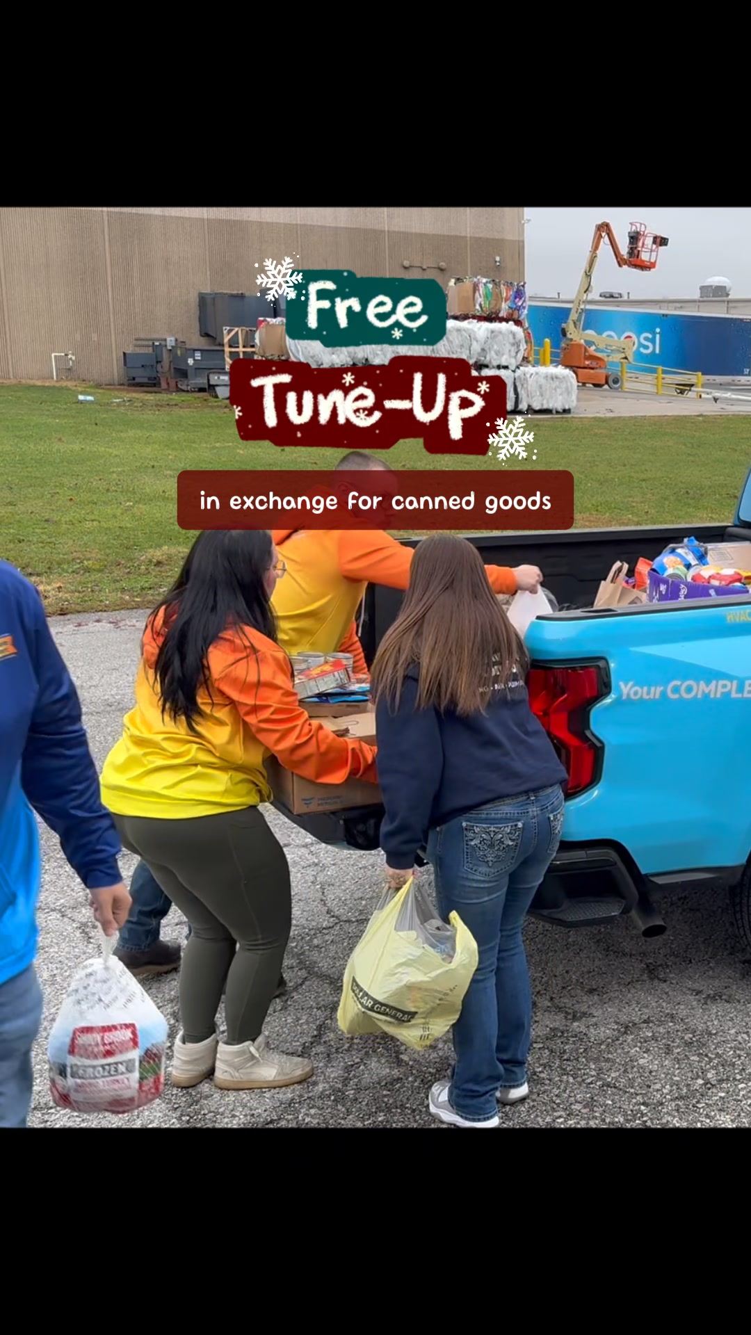 Complete Comfort Heating, Air, and Plum HVAC ad creative