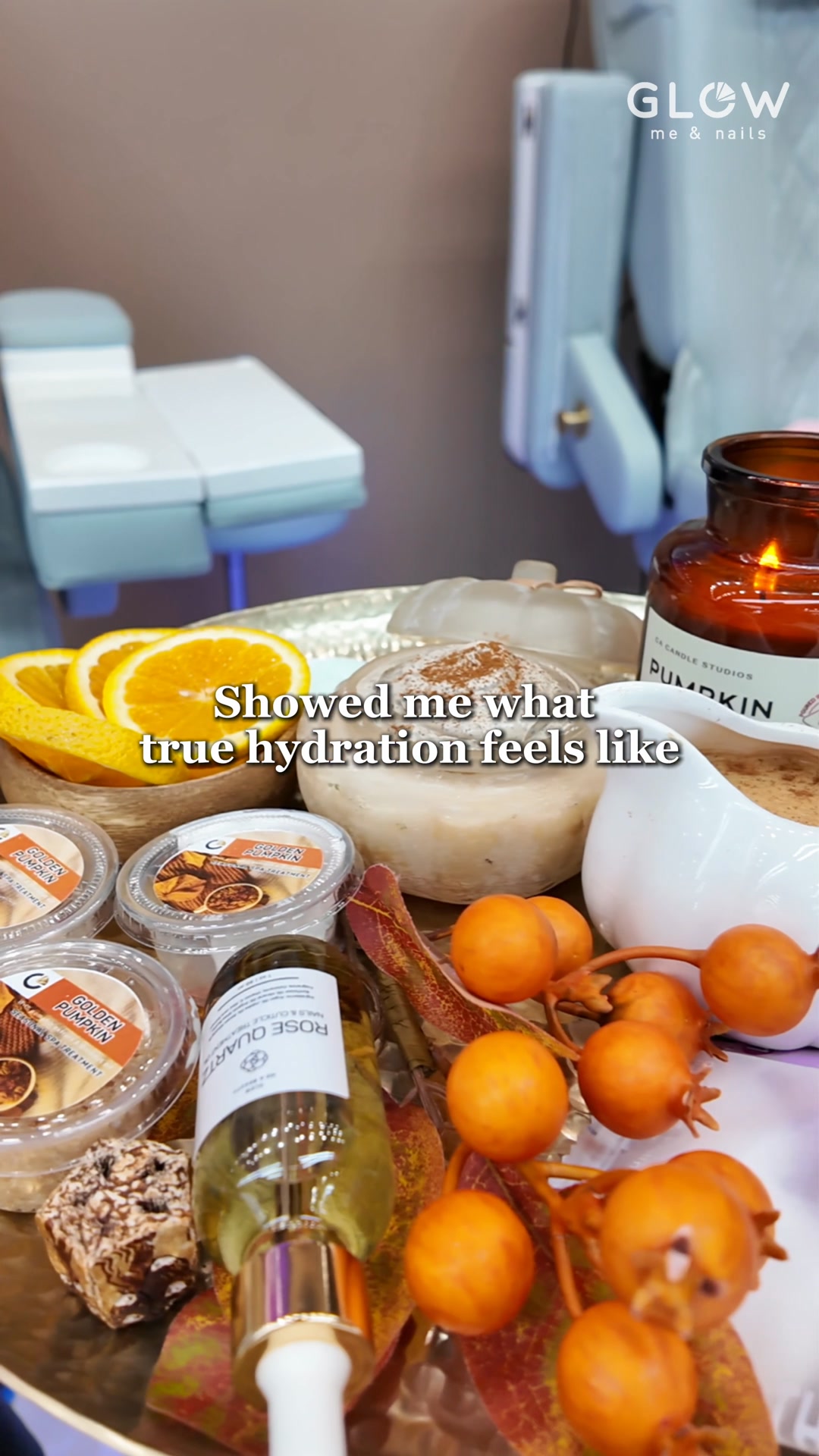 Glow Me & Nails Nail Salon ad creative