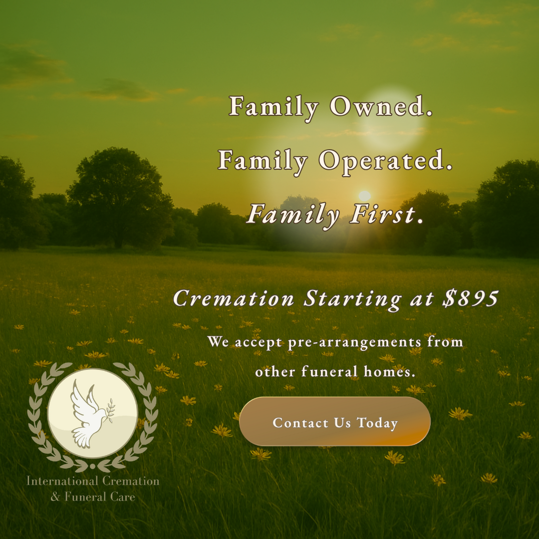 Cremation starting at $895