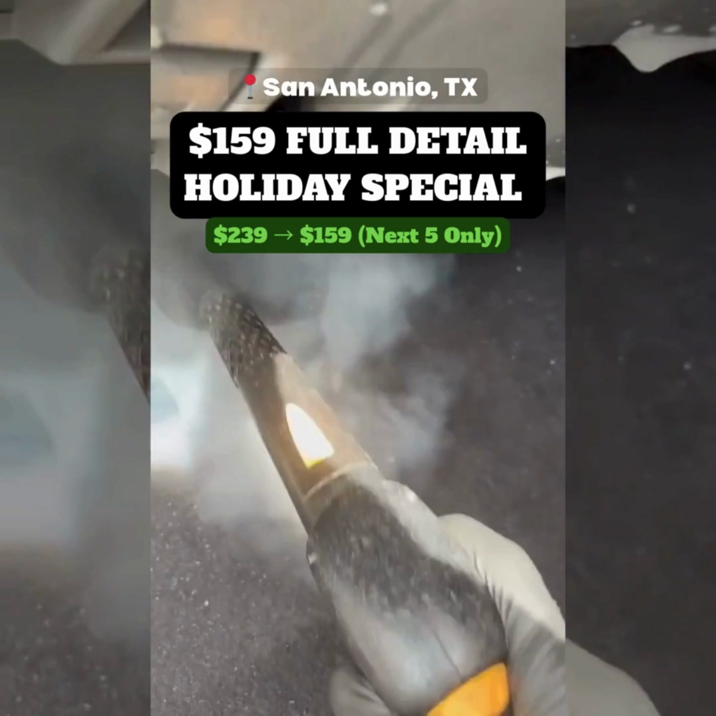 $239 → $159 Holiday Detail Special (Next 5 Only)